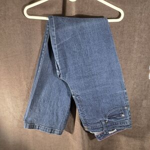 Tabi "Anne" Stretch Straight Leg Denim Medium Blue Jeans 5 Pockets VG 10